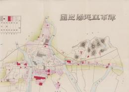 津市竝近傍之図(三重県）