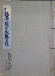 鴻池男爵家藏品展觀目録（松筠亭蔵品展観目録）