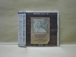 ［輸入盤CD］ ローズマリー・クルーニー ： GREATEST JAZZ 25