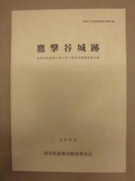 鷹撃谷城跡　民間宅地造成工事に伴う緊急発掘調査報告書