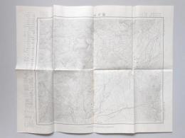 【地積測量図・地形図】富士山　五万分一地形図甲府八号