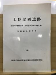 上野忍岡遺跡 : 国立科学博物館(たんけん館・屋外展示模型)地点発掘調査報告書