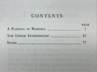 A scandal in Bohemia ; and, The Greek interpreter