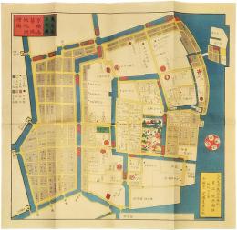 京橋南築地鉄砲洲絵図（複製）