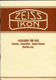 ZEISS　IKON　CATALOGUE FOR 1936<REPRINT>