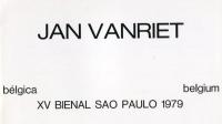 Catalogo Xv Bienal Internacional Sp Belgica 1979 Jan Vanriet 