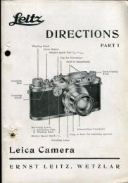 Leica Leitz Directions Part 1 Instructions Manual 