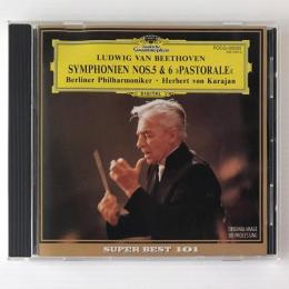 〔CD〕ヘルベルト・フォン・カラヤン指揮 ベルリン・フィル／ベートーヴェン：交響曲第5番・6番