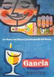 Gancia 1950年代 ヨーロッパ・ヴィンテージ・ポスター「ガンチア」