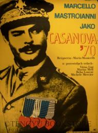 Casanova '70 ヴィンテージ映画ポスター マルチェロ・マストロヤンニ主演「カサノヴァ'70」ポーランド版ポスター
