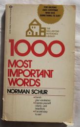 〔英書〕 1000 Most Important Words