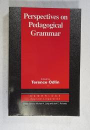 [英書] Perspectives on Pedagogical Grammar　[CAMBRIDGE Applied Linguistics  Series]