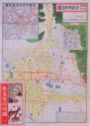 実地踏測 奈良市街全図