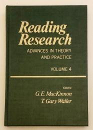 【英語洋書】 読書研究：理論と実践の進歩 『Reading research : advances in theory and practice』