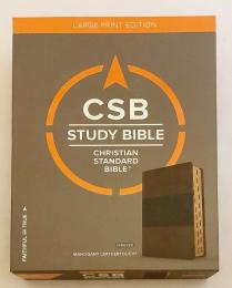 【英語 キリスト教洋書】 聖書研究 『CSB Study Bible : Christian Standard, Study Bible』 ●革装 サムインデックス付き
