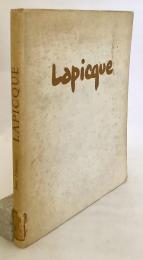 【フランス語洋書】 シャルル・ラピック作品集 『Lapique』 ●貼り込み図版あり