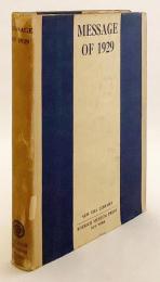 【英語洋書】 1929年のメッセージ：ニコライ・リョーリフ美術館シリーズ 『Message of 1929 : Roerich Museum Series』 1930年