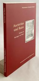 【ドイツ語洋書】 権威と理性：：11世紀フランスのキリスト教神学者 トゥールのベレンガリウスに関する研究 『Auctoritas und Ratio : Studien zu Berengar von Tours』
