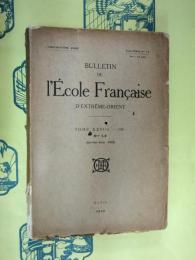 Bulletin de l'École française d'Extrême-Orient TOME XXVIII Nos 1-2