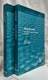 【経済学洋書】Knut Wicksell　Selected Essays in EconomicsⅠⅡ