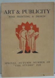 ART & PUBLICITY FINE PRINTING & DESIGN　Special Autumn Number Of "The Studio" 1925　アート＆広告