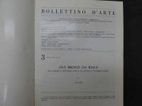 BOLLETTINO D'ARTE　SERIE SPECIALE　DUE BRONZI DA RIACE　全2冊　イタリア語