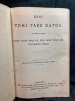 Koe Tohi Tabu Katoa, Aia Oku I Ai Ae Tohi Tabu Motua, Bea Moe Tohi Oe Fuakava Foou ; Koe Hiki Ki He Lea Fakatoga E He Kau Faifekau -Holy Bible in Tongan, 1884 Edition-