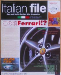 Italian file VOL.2: Car andMulti-Design Mix Magazine(CARTOP MOOK)