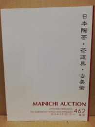 MAINICHI AUCTION　毎日オークション　462　日本陶芸・茶道具・古美術
