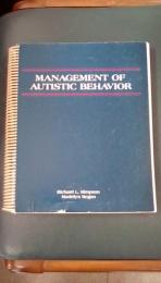 Management of Autistic Behavior　（英文）