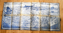 小倉市　市勢俯瞰図　1960年　宝州作
