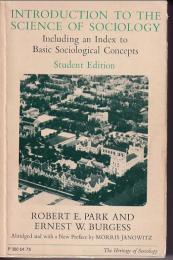 Introduction to the science of sociology : including an index to basic sociological concepts