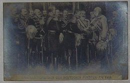Gratulationscour der Deutschen Fursten 7.v.1908(ドイツ諸侯の祝賀)