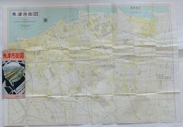 魚津市街図 1/4千　都市地図シリーズC41604　バス路線図入り