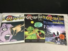 Le Cri Qui Tue　1～3号　No.1～3　フランスの漫画雑誌
