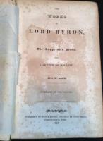 THE WORKS OF　LORD　BYRON
