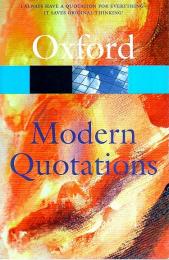 Oxford Dictionary of Modern Quotations (Third Edition)―Oxford Paperback Reference【英文洋書】