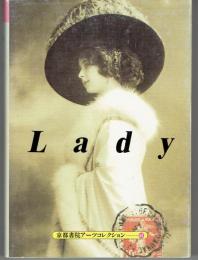 Lady a souvenir postcard book