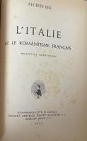 L'Italie et le romantisme français