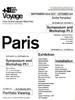 +81 Voyage Tokyo Graphic passport World Tour : At Center Pompidou in Paris and Tokyo