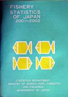FISHERY STATISTICS OF JAPAN 2001〜2002