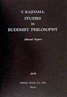 Y. Kajiyama, studies in Buddhist philosophy : selected papers 普及版