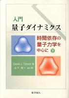 入門量子ダイナミクス : 時間依存の量子力学を中心に 下