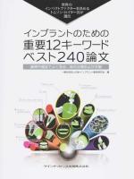 インプラントのための重要12キーワード・ベスト240論文