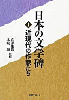 日本の文学碑 1 (近現代の作家たち)