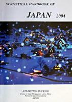 STATISTICAL HANDBOOK OF JAPAN 2004