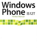 Windows Phone IS12T Perfect Manual