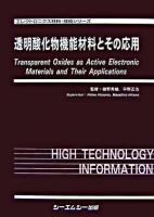 透明酸化物機能材料とその応用