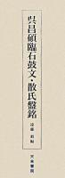 呉昌碩臨石鼓文・散氏盤銘
