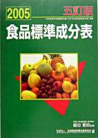 食品標準成分表 : 1点(80kcal)当たり重量値、食品の重量目安つき : 五訂版 2005 第31版